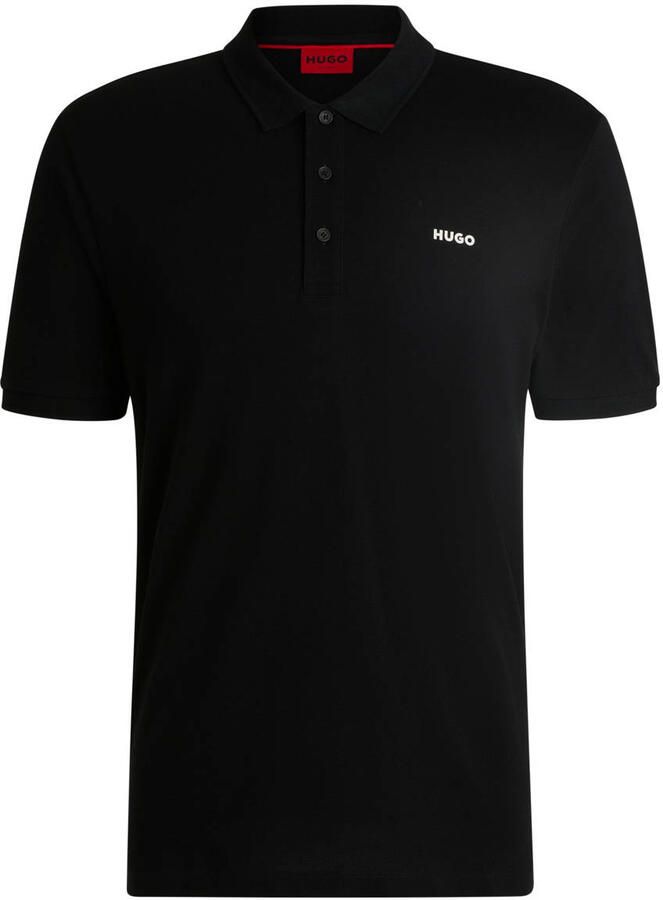 Hugo Boss Heren Polo van Katoen met Logo Black Heren