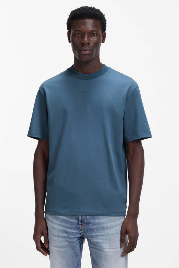 HUGO Relaxed fit T-shirt van puur katoen model 'DAPOLINO'