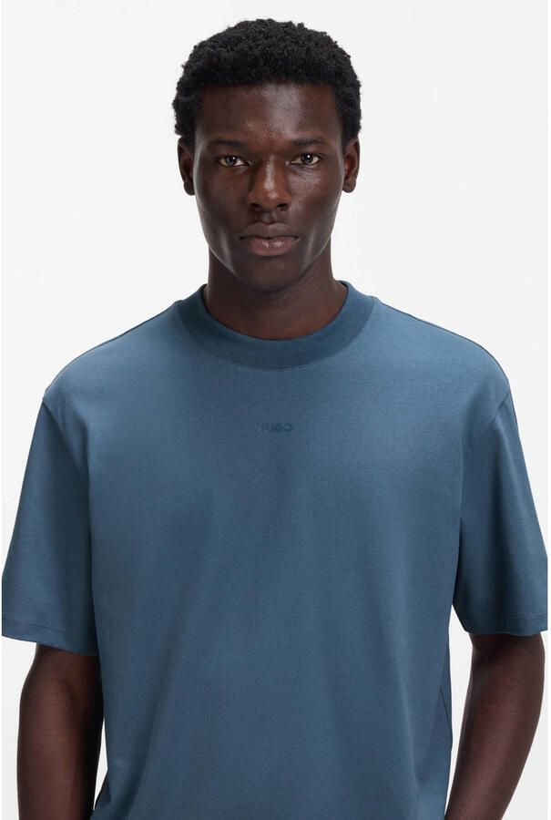 HUGO Relaxed fit T-shirt van puur katoen model 'DAPOLINO' - Foto 2