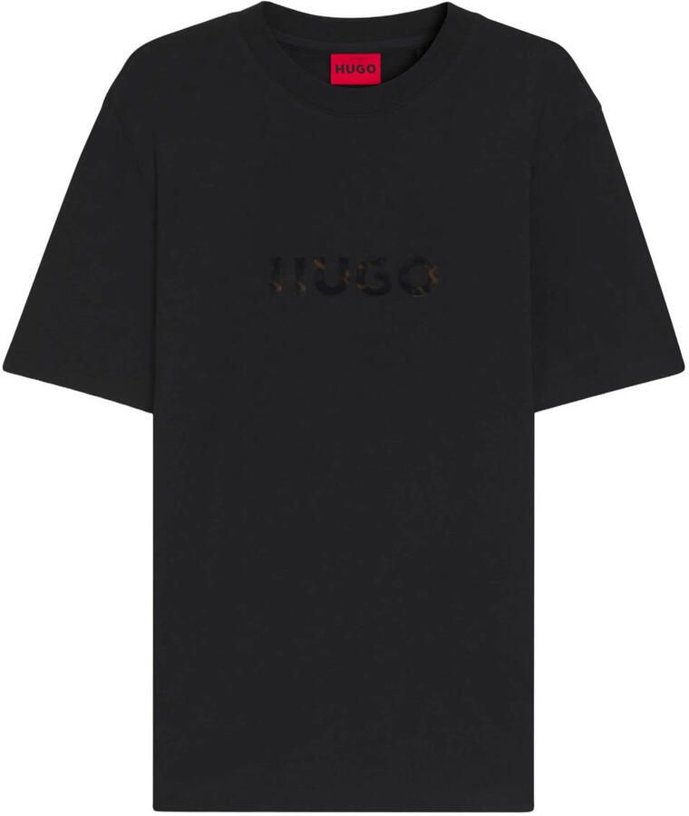HUGO regular fit T-shirt van puur katoen model 'DUMEO'