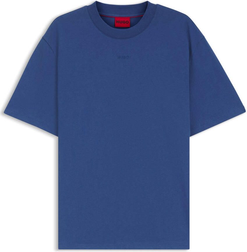 HUGO T-shirt met labelprint model 'Dapolino'