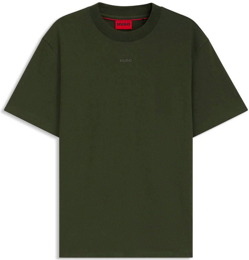 HUGO T-shirt met logoprint model 'Dapolino'