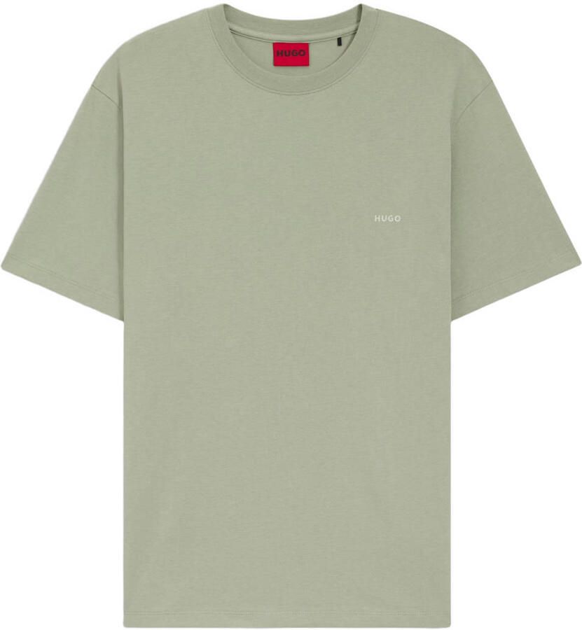 HUGO relaxed fit T-shirt met print aan de achterkant