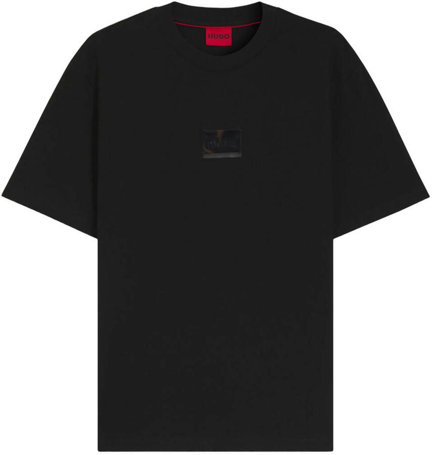 HUGO regular fit T-shirt van puur katoen model 'DUMEON'