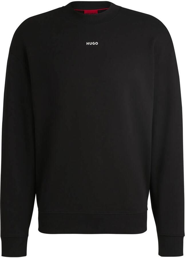 HUGO Oversized sweatshirt met labelprint model 'Dapocrew'