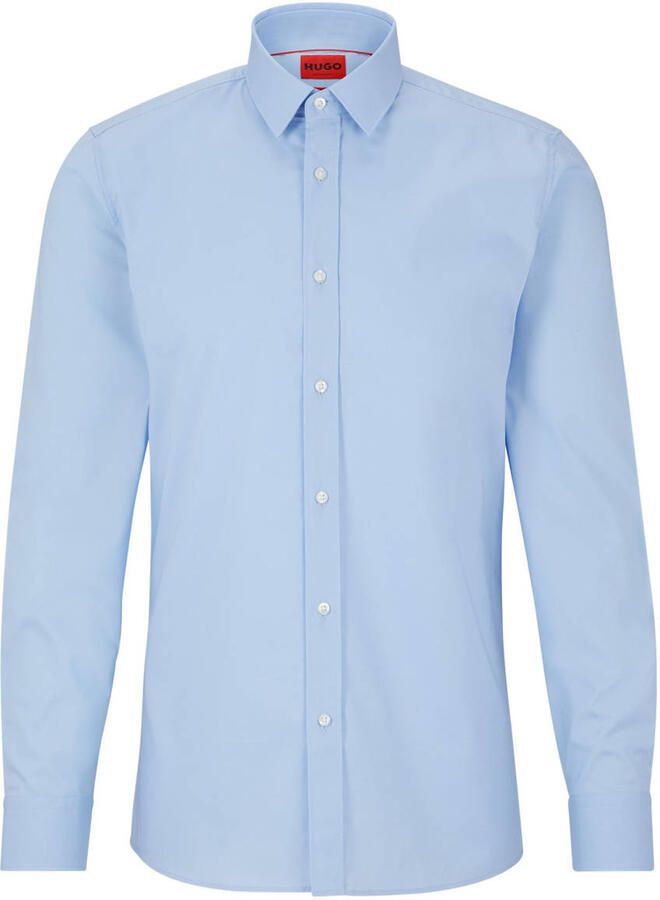 HUGO super slim fit overhemd ELISHA02 light pastel blue - Foto 1