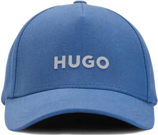 HUGO pet met logo blauw