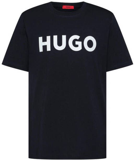 HUGO T-shirt met labelopschrift model 'DULIVIO'