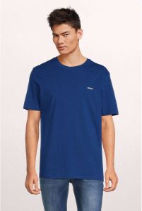 Hugo Boss Blauw Heren T-shirt Model 50466158 417 Blauw Heren