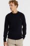 Hugo Boss Blauwe Sweaters met Geribbelde Kraag en Manchetten Blauw Heren - Thumbnail 1