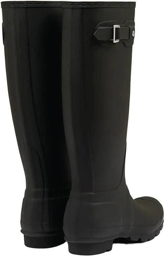 Hunter Original Tall Wellington Boots regenlaarzen met profielzool en logo zwart - Foto 3