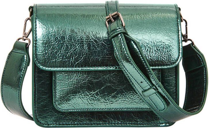 HVISK crossbody tas Cayman Pocket Metallic Structure groen