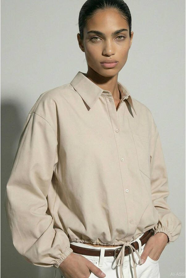 HYPEDROP blouse beige