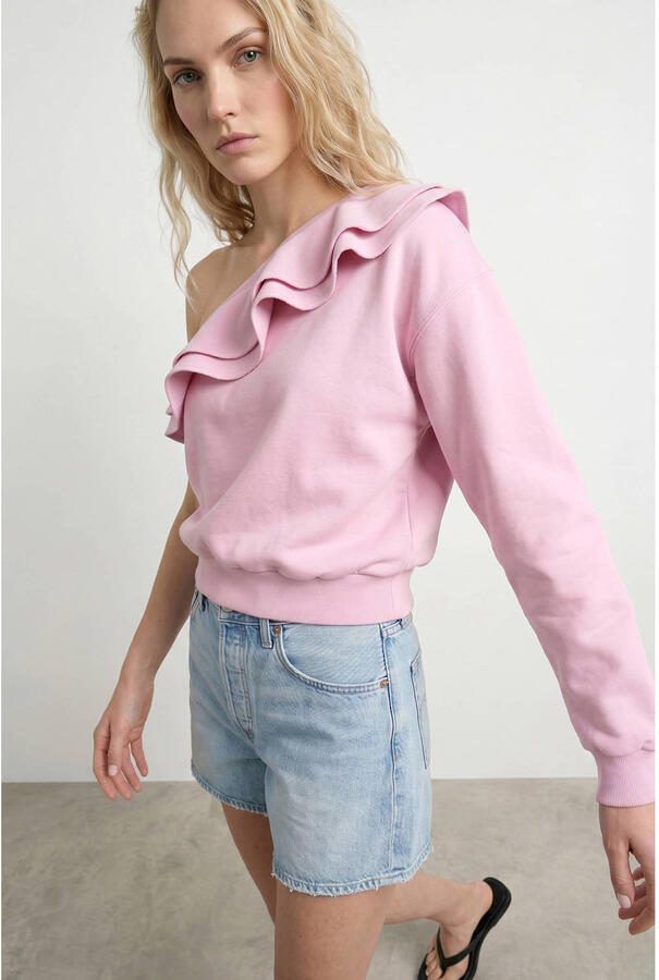 HYPEDROP gebreide trui roze - Foto 2