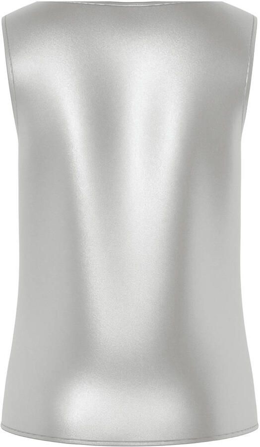 HYPEDROP mouwloze top zilver - Foto 3