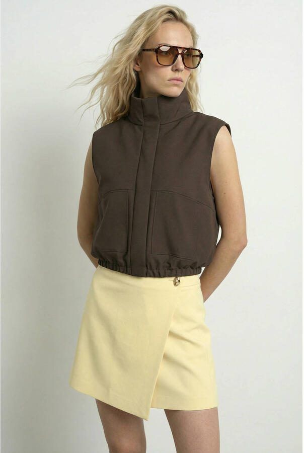 HYPEDROP vest bruin