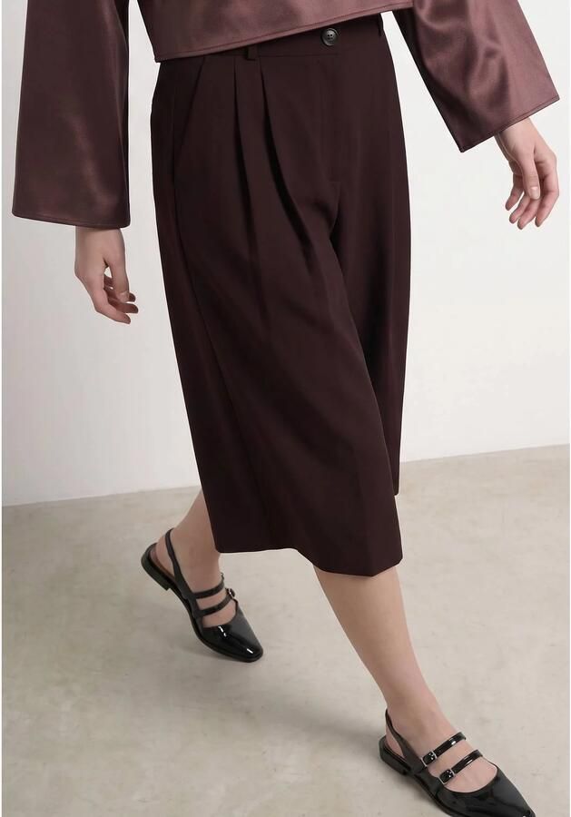 HYPEDROP wide leg bermuda short bruin