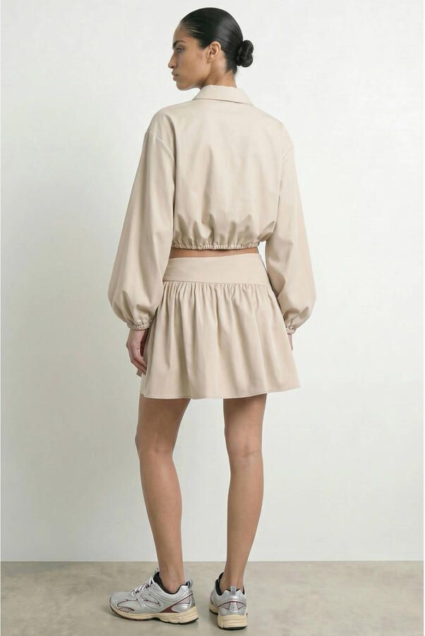 HYPEDROP wikkelrok beige - Foto 3