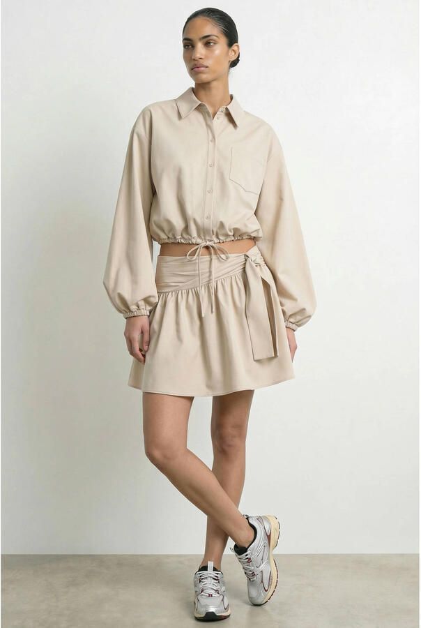 HYPEDROP wikkelrok beige - Foto 2