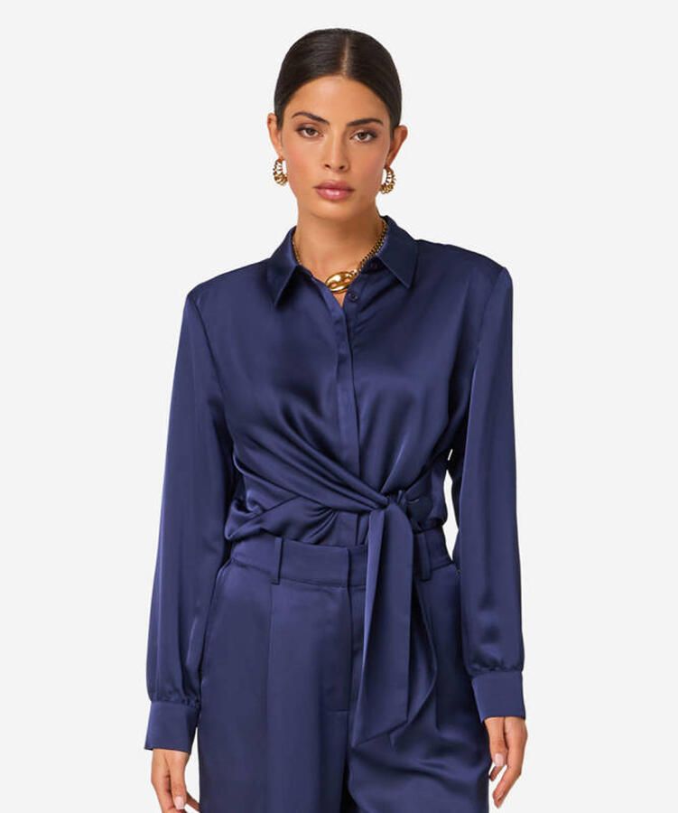 IBANA blouse blauw