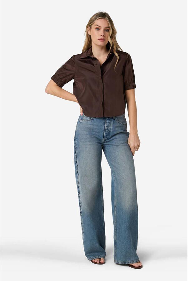 IBANA blouse bruin - Foto 3