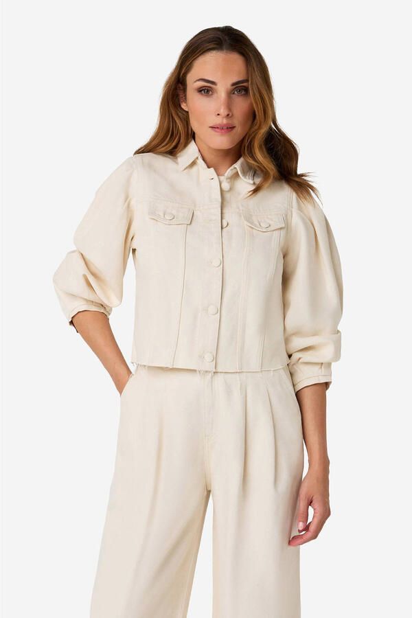 IBANA Dames Blouses Trania Sandstone Ecru - Foto 5