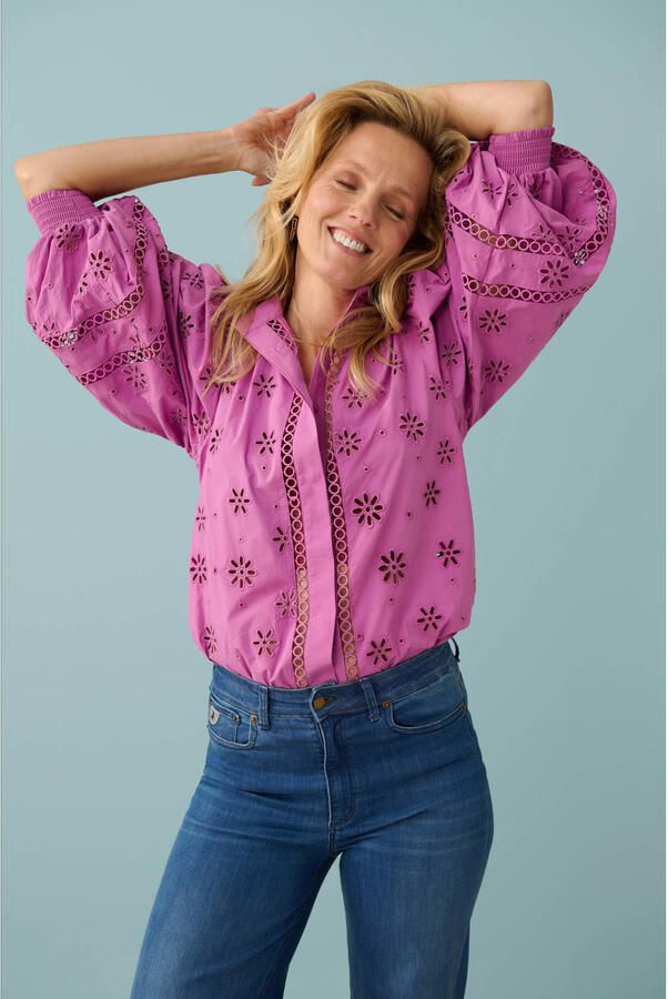 IBANA Dames Blouses Tomasa Fuchsia - Foto 5