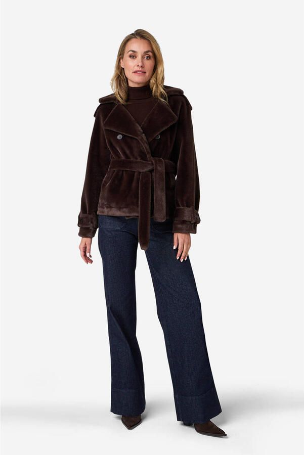 IBANA Dames Jassen Cristel Bruin - Foto 6