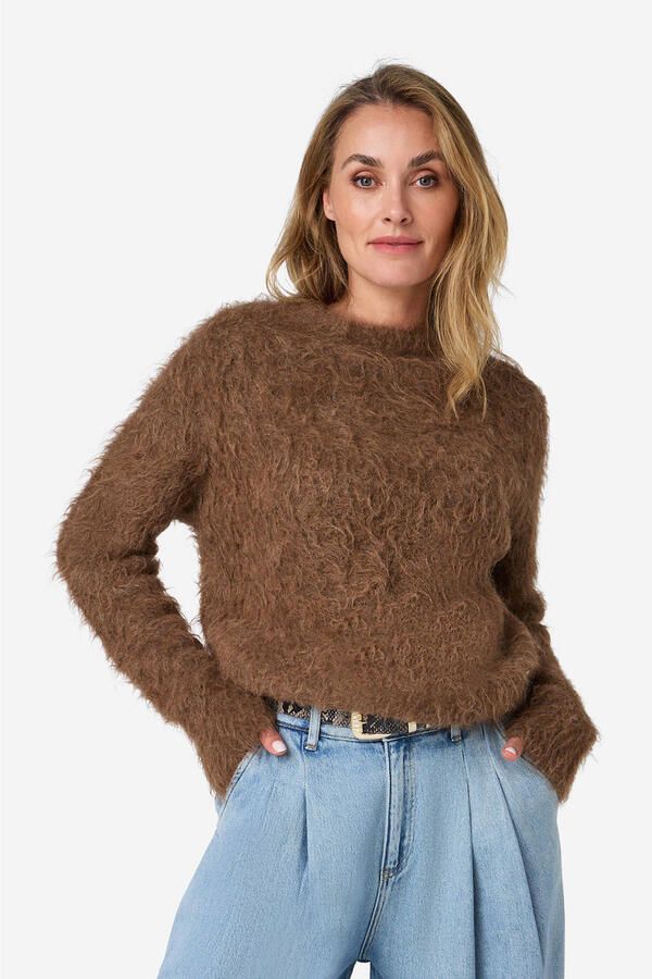 IBANA Dames Truien & Vesten Konia Bruin - Foto 7