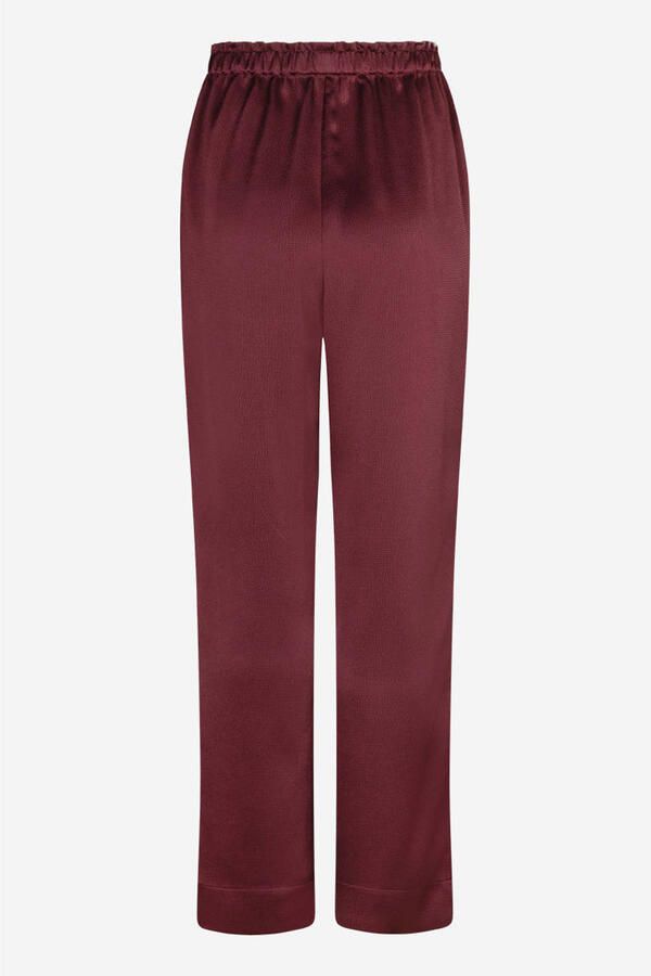IBANA loose fit broek donkerrood