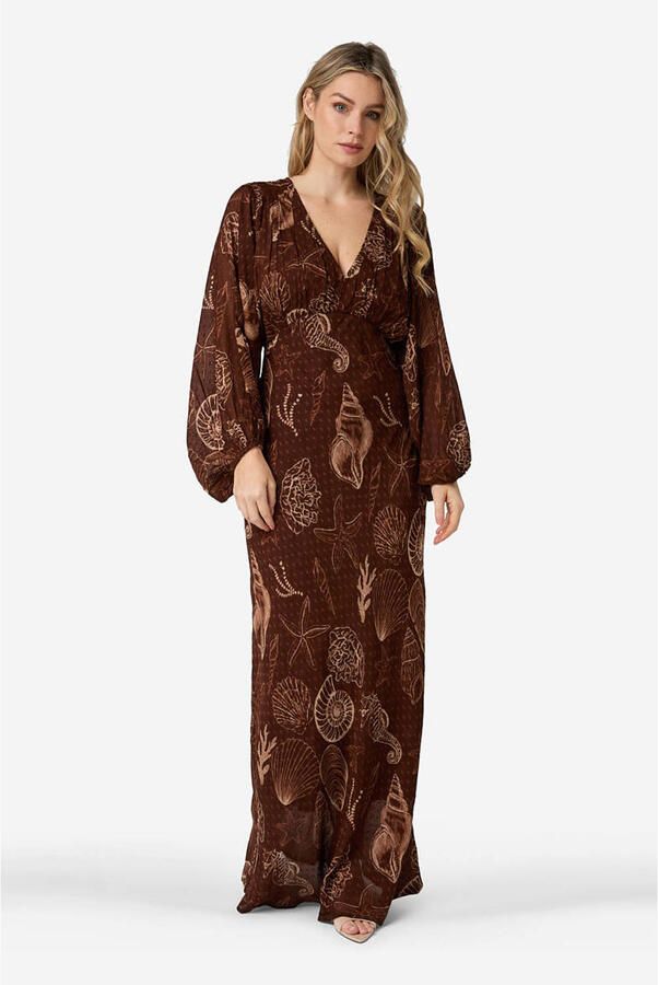 IBANA maxi jurk bruin