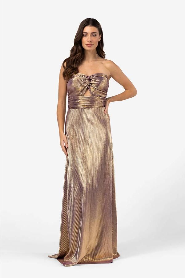 IBANA Dames Jurken Djuna Metallic - Foto 7