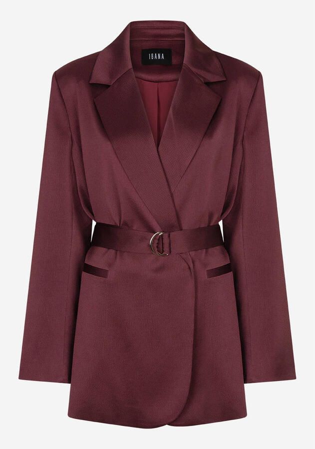 IBANA regular blazer donkerrood