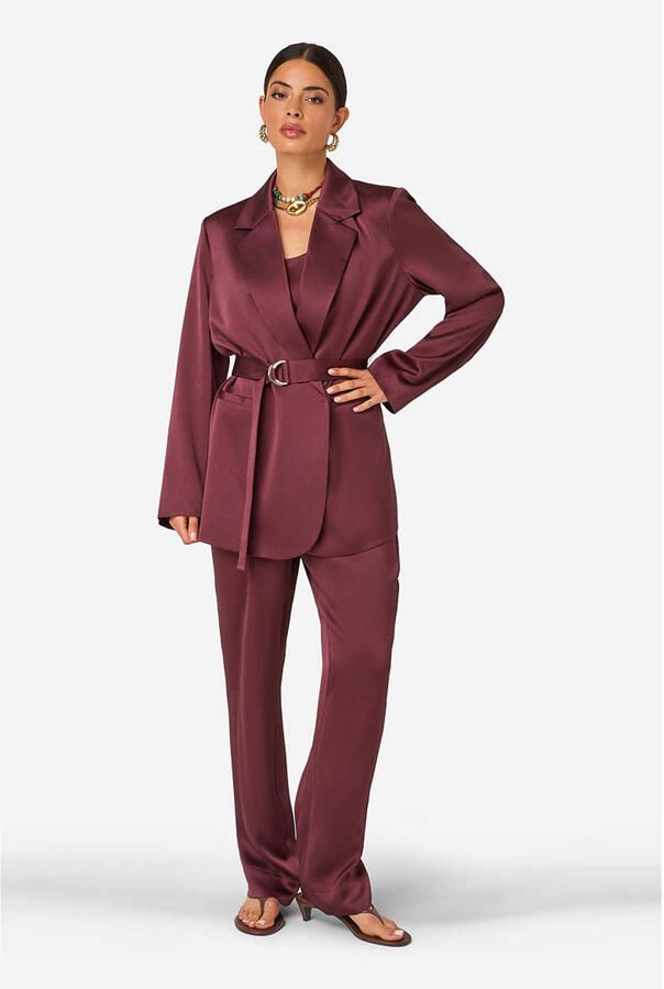 IBANA regular blazer donkerrood - Foto 2