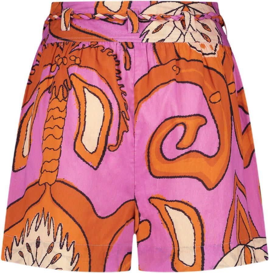 IBANA relaxed high waist casual short rood - Foto 5