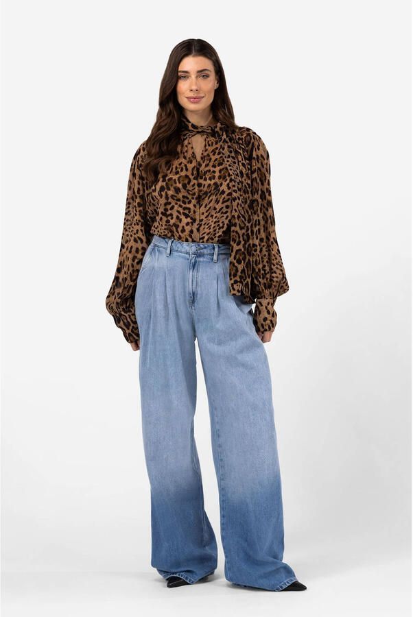 IBANA Dames Blouses Trixy Blouse Bruin - Foto 5