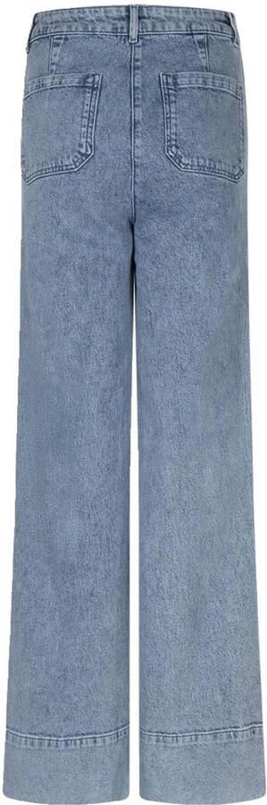IBANA wide leg jeans medium blue denim - Foto 7