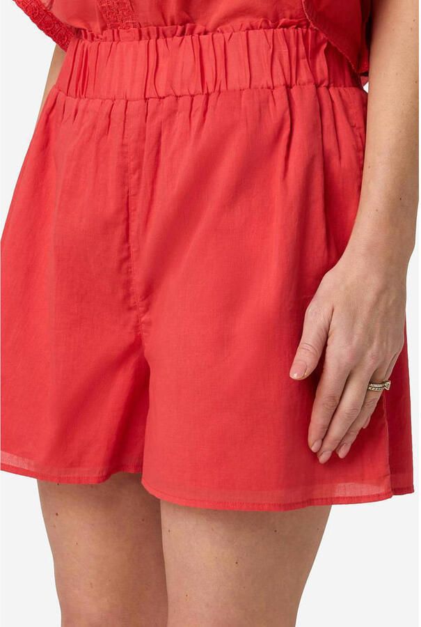 IBANA wide leg regular waist casual short rood - Foto 4