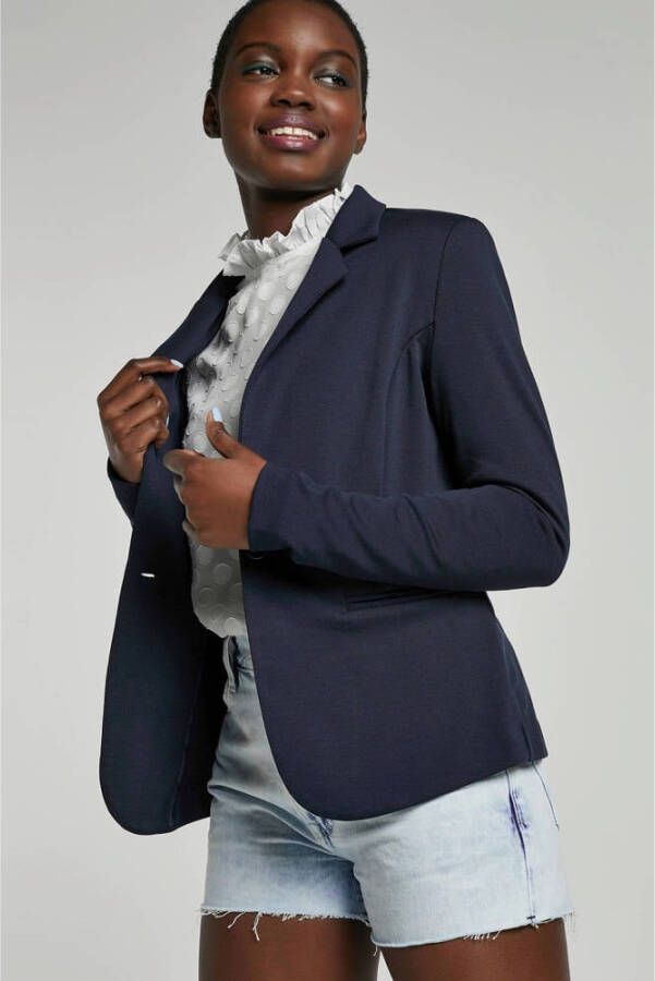 Ichi Dames Blazer Herfst Winter Collectie Blue Dames - Foto 2