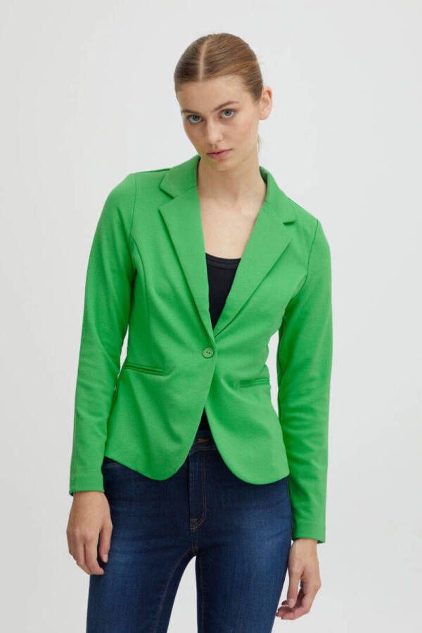 Ichi Regular fit blazer met viscose model 'Kate'