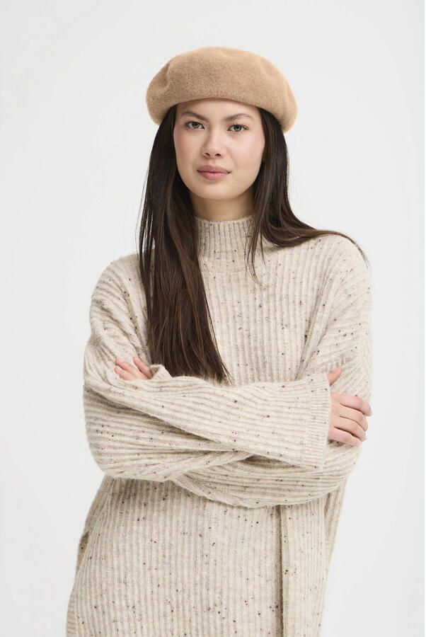 ICHI baret IALISSEN bruin