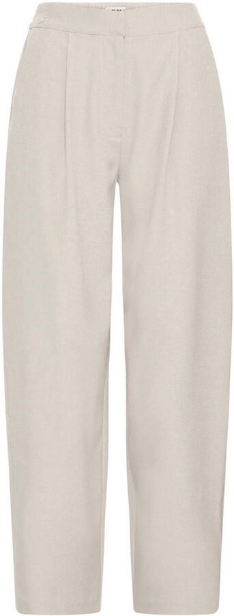 ICHI barrel regular waist pantalon ecru - Foto 3