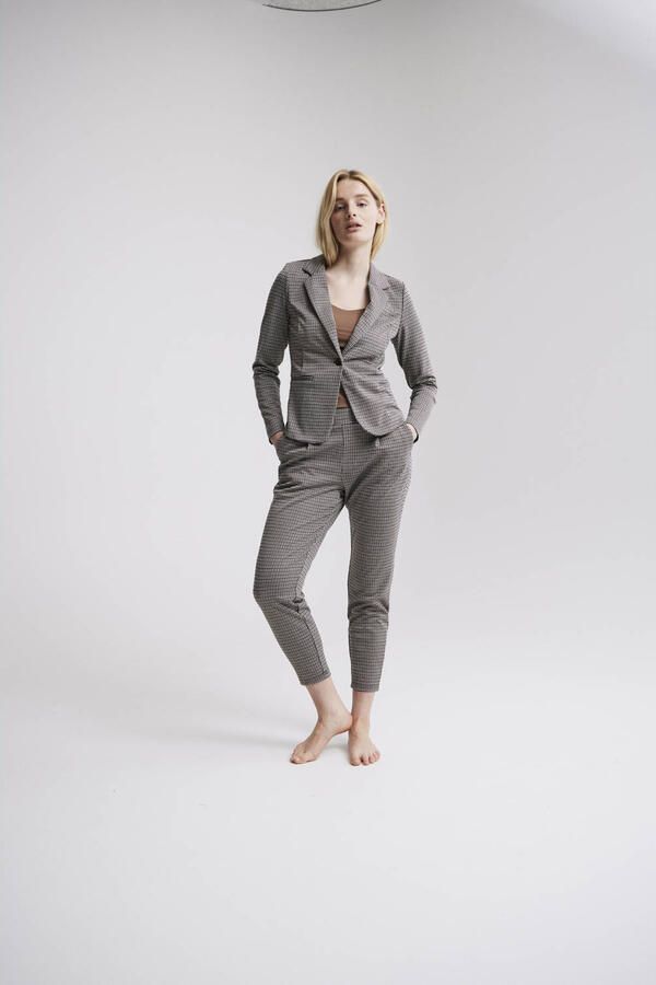 Ichi Beige Blazer Damesjas Herfst Winter Collectie Beige Dames - Foto 2