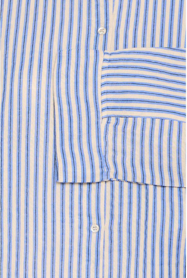 ICHI blouse blauw - Foto 2