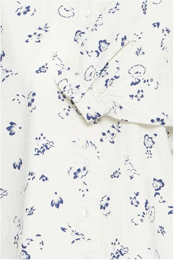 ICHI blouse blauw - Foto 2