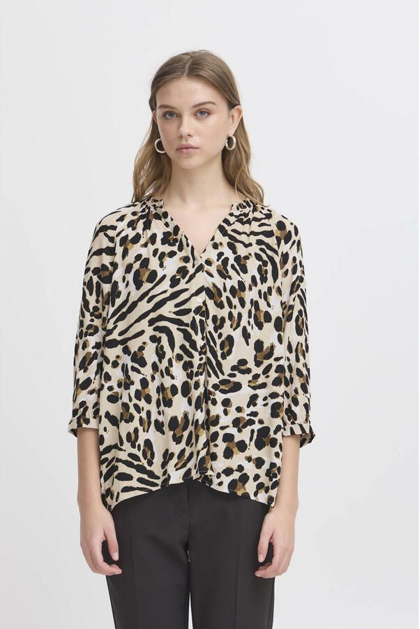 Ichi Overhemd IHMARRAKECH AOP SH6 20123003 - Foto 3