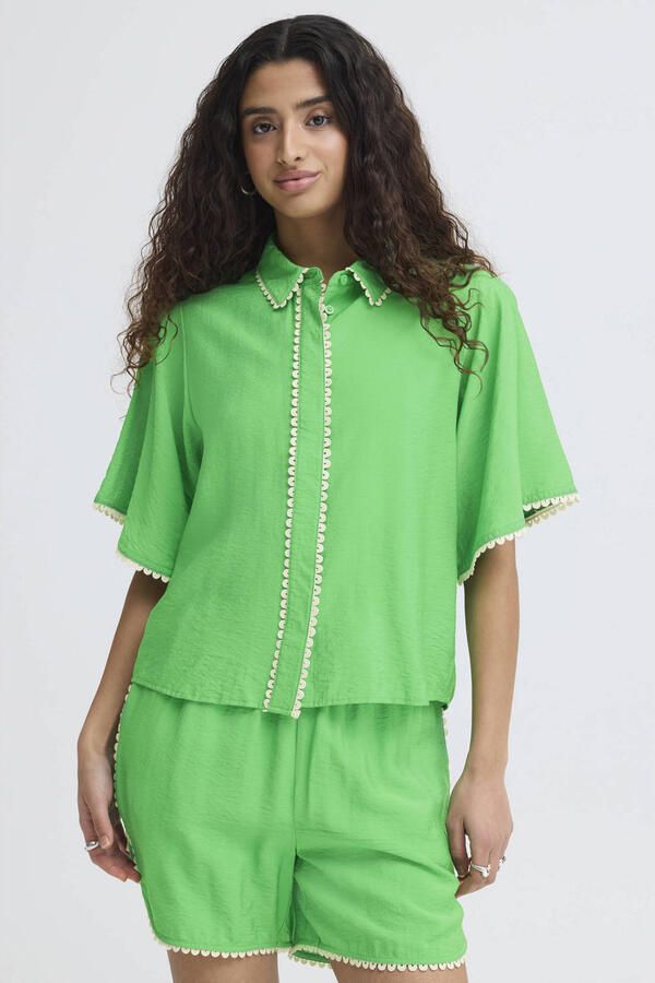 ICHI blouse groen