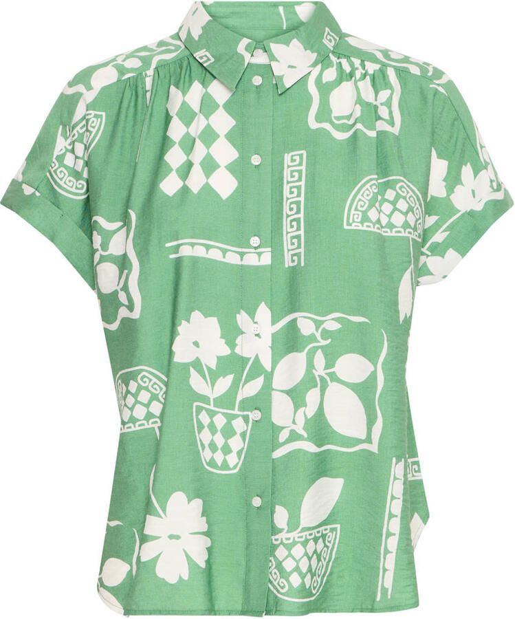 Ichi Regular fit blouse van viscosemix model 'YETTA' - Foto 3