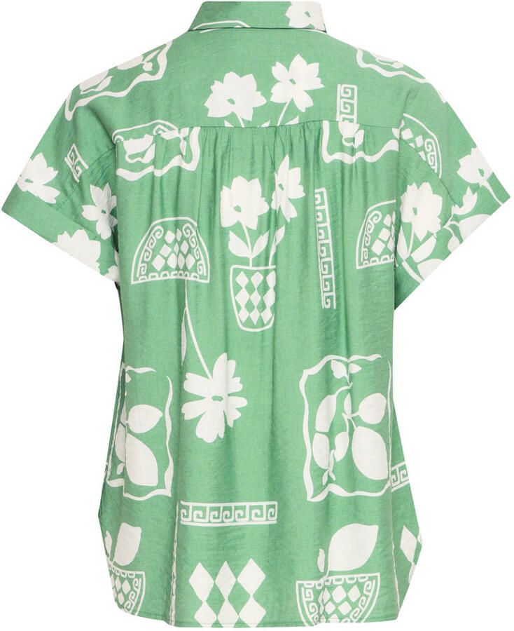 Ichi Regular fit blouse van viscosemix model 'YETTA'