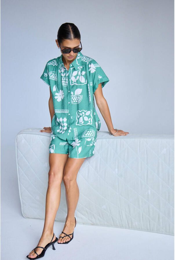 Ichi Regular fit blouse van viscosemix model 'YETTA' - Foto 2